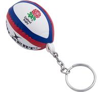 Gilbert Unisex Adult England Rugby Ball Keyring - Multi-Colour, One Size