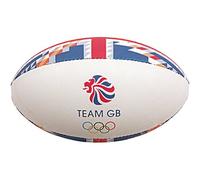 Gilbert Unisex Adult Team Gb Supporter Rugby Ball - Multi-Colour, Size 5