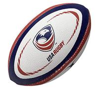 Gilbert USA International Replica Mini Rugby Ball, White, Mini