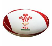 Gilbert Wales Supporter Rugby Union Team Rugby Ball White/Red - 4