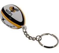 GILBERT Wasps rugby ball key ring