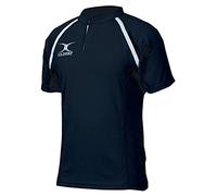 Gilbert Xact II Plain Rugby Shirt - Senior - DARK NAVY (XL)
