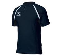 Gilbert Xact II Plain Rugby Shirt - Senior - DARK NAVY (XL)