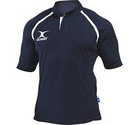 Gilbert Xact II Plain Rugby Shirt - Senior - Navy - 3X Large