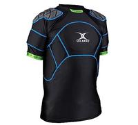 GILBERT XP500 SENIOR BODY ARMOUR - BLACK/BLUE - NEW FOR 2022/23 (Medium)