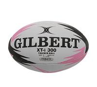 Gilbert XT i 300 Rugby Ball Match Trainer 4 Panels Hand Stitched Textured Sports White Size 5