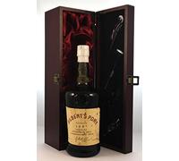 Gilbert's Port Colheita 1937 in a silk lined wooden box with four wine accessories, 1 x 750ml