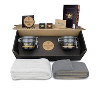Gilboys Premium Beeswax Furniture Polishing Kit (2 Jars) (Medium & Dark)