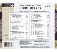 GILCHRIST/WILLIAMSON-100 YRS BRITISH SONG VOL.3 NEW CD