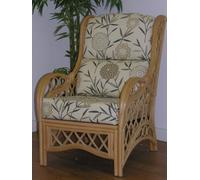 Gilda BAMBOO NATURAL - Replacement CUSHIONS ONLY for Cane CHAIR Conservatory Wicker & Rattan