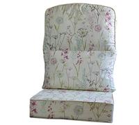 Gilda Replacement Cane Furniture DELUXE PIPED - CHAIR/SOFA/SUITE CUSHIONS ONLY Wicker Rattan Conservatory (Wildflower Heather)