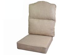 Gilda Replacement Conservatory Cane Furniture DELUXE PIPED - HUMP TOP CHAIR/SOFA/SUITE CUSHIONS (Including Covers and Fillings) for Conservatory Furniture-Wicker,Rattan (INFINITY OATMEAL