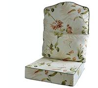 Gilda Replacement Conservatory Cane Furniture DELUXE PIPED - HUMP TOP CHAIR/SOFA/SUITE CUSHIONS (Including Covers and Fillings) for Conservatory Furniture-Wicker,Rattan (Bayswater Autumn)