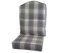 Gilda Replacement Conservatory Cane Furniture DELUXE PIPED - HUMP TOP CHAIR/SOFA/SUITE CUSHIONS (Including Covers and Fillings) for Conservatory Furniture-Wicker,Rattan (Alderney Dove)