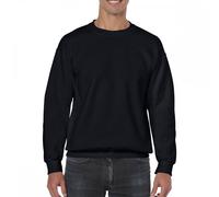 Gildan 18000 Heavy Blend Adult Crewneck Sweatshirt Black - Size: M Co M