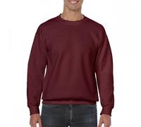 Gildan 18000 Heavy Blend Adult Crewneck Sweatshirt Maroon - Size: S C S
