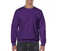 Gildan 18000 Heavy Blend Adult Crewneck Sweatshirt Purple - Size: M C M