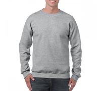 Gildan 18000 Heavy Blend Adult Crewneck Sweatshirt Sport Grey - Size: M