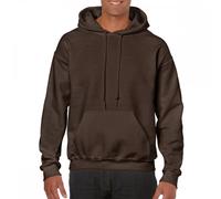 Gildan 18500 Heavy Blend Adult Hoodie Dark Chocolate - Size: M Colour M
