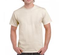 Gildan 5000 Heavy Cotton T-Shirt Natural - Size: M Colour: Natural, Si M