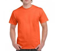 Gildan 5000 Heavy Cotton T-Shirt Orange - Size: M Colour: Orange, Size M