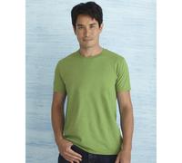 Gildan 64000 Men's Soft-Style T-Shirt Heather Military Green - Si S