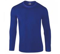 Gildan 64400 Men's Soft Style Long Sleeve T-Shirt Royal - Size: S S