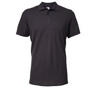 Gildan 64800 Softstyle Adult Double Pique Polo Shirt, Charcoal, Medium