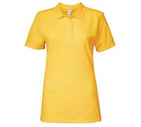 Gildan 64800L Ladies Softstyle Double Pique Polo Shirt, Daisy, Medium
