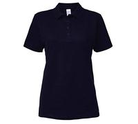 Gildan 64800L Ladies Softstyle Double Pique Polo Shirt, Navy, Large