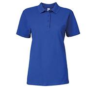 Gildan 64800L Ladies Softstyle Double Pique Polo Shirt, Royal, Medium