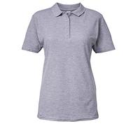 Gildan 64800L Ladies Softstyle Double Pique Polo Shirt, Sport Grey, Medium