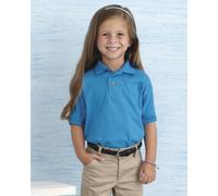 Gildan 8800B DryBlend Children's Jersey Polo Red - Size: S Colour S