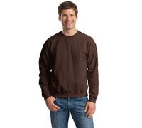 Gildan Activewear 50/50 Crewneck Sweatshirt, 2XL, Dark Chocolate