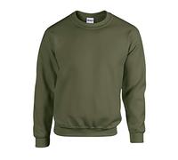 Gildan Adult 50/50.Crew Neck Sweatshirt/18000, Military Green, XL, Green (military green), XL