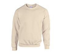 Gildan Adult 50/50.Crew Neck Sweatshirt/18000, Sand, M, sand, M