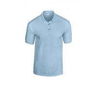 Gildan Adult DryBlend Jersey Short Sleeve Polo Shirt (2XL) (Light Blue)