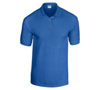 Gildan Adult DryBlend Jersey Short Sleeve Polo Shirt (L) (Royal)