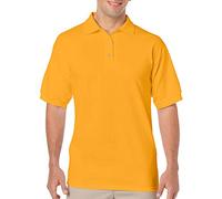 Gildan Adult DryBlend Jersey Short Sleeve Polo Shirt (M) (Gold)