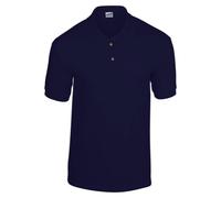 Gildan Adult DryBlend Jersey Short Sleeve Polo Shirt (S) (Navy)