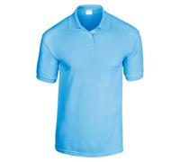 Gildan Adult DryBlend Jersey Short Sleeve Polo Shirt (XL) (Light Blue)