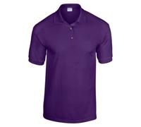 Gildan Adult DryBlend Jersey Short Sleeve Polo Shirt (XL) (Purple)
