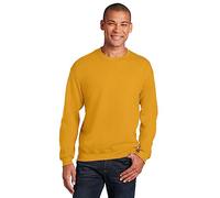 Gildan Adult Fleece Crewneck Sweatshirt, Style G18000, Gold, M