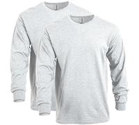 Gildan Adult Heavy Cotton Long Sleeve T-Shirt, Style G5400, 2-Pack