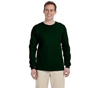 Gildan Adult L/S T-Shirt in Forest Green - Medium (US)