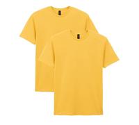 Gildan Adult Softstyle Cotton T-Shirt, Style G64000, Multipack, Daisy (2-Pack), XL