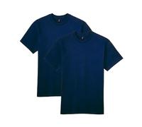 Gildan Unisex's T-Shirt, Style Gh000, Dark Navy (2-Pack), 4XL (Pack of 2)