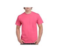 Gildan Blank T-Shirt - Unisex Style 5000 Adult, (Azalea), Large