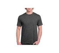 Gildan Blank T-Shirt - Unisex Style 5000 Adult, Dark Heather, XXL