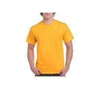 Gildan Blank T-Shirt - Unisex Style 5000 Adult, Gold, Medium